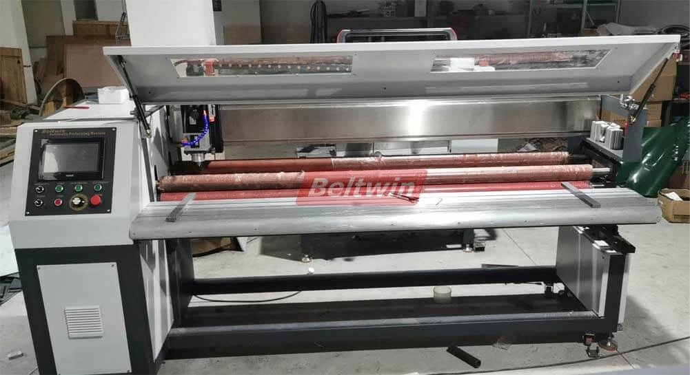 Машина для перфорации конвейерной ленты шириной 2000 мм для резиновой ленты из ПВХ и полиуретана