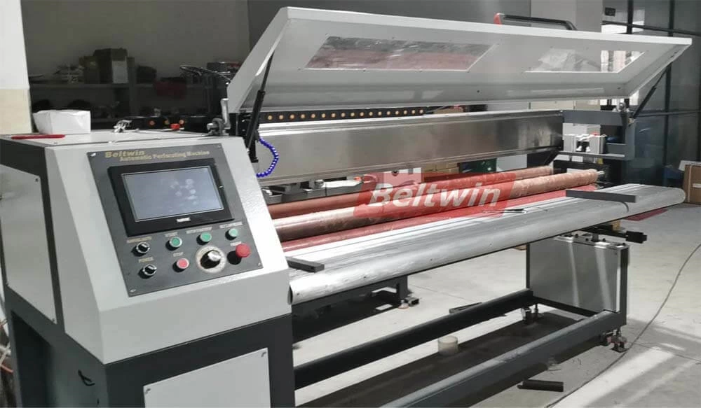 Машина для перфорации конвейерной ленты шириной 2000 мм для резиновой ленты из ПВХ и полиуретана