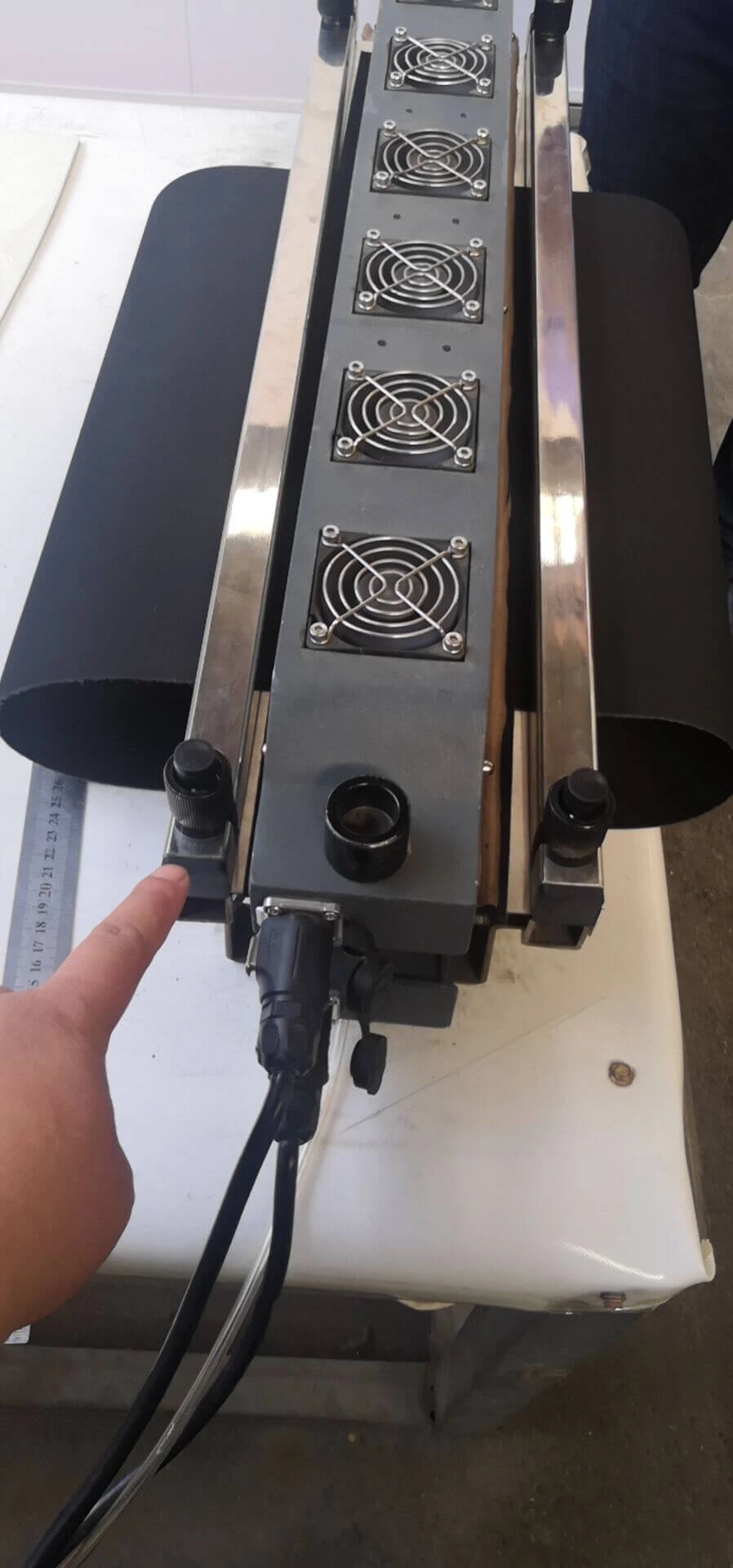 Компактный пресс для сращивания pемень с воздушным охлаждением 600х50мм