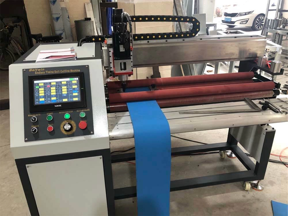 Сверление отверстий для перфорации резиновой конвейерной ленты EP