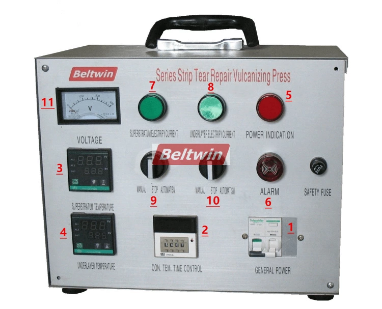 Вулканизаторы для ремонта C-образных зажимов DSLQ-RS | Вулканизационный ремонтный пресс для резиновой конвейерной ленты