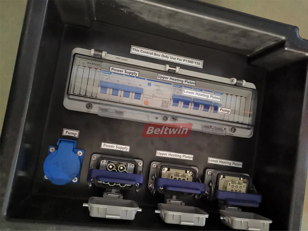 Алюминиевый сплав тела PVC PU пояса водяного охлаждения пресс PC2100-4200