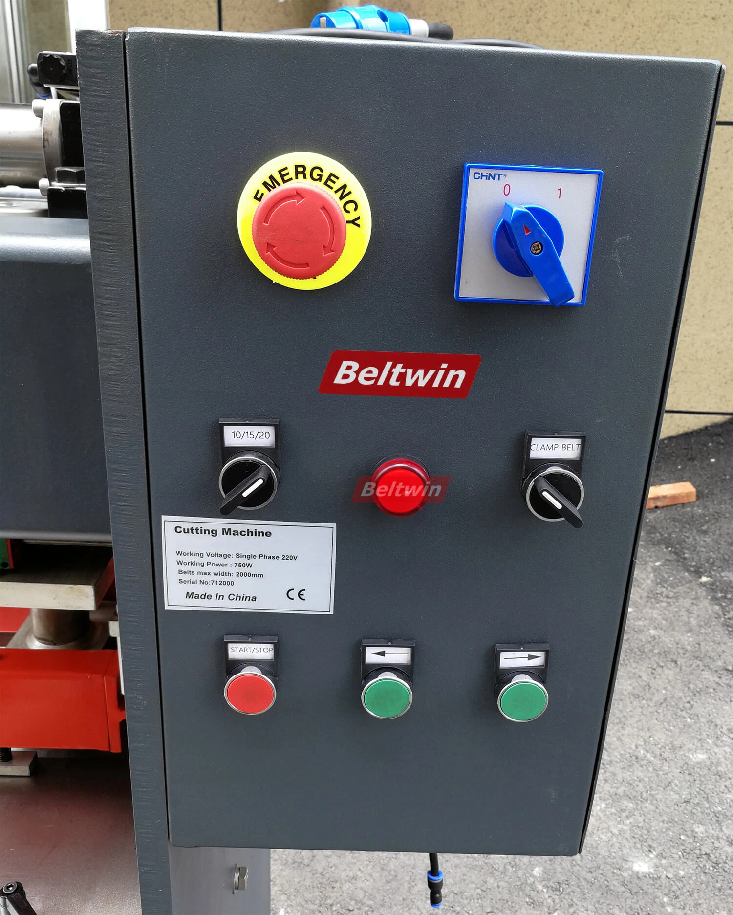 Автоматическая машина для перфорации пальцев Beltwin 2000 мм с подставкой