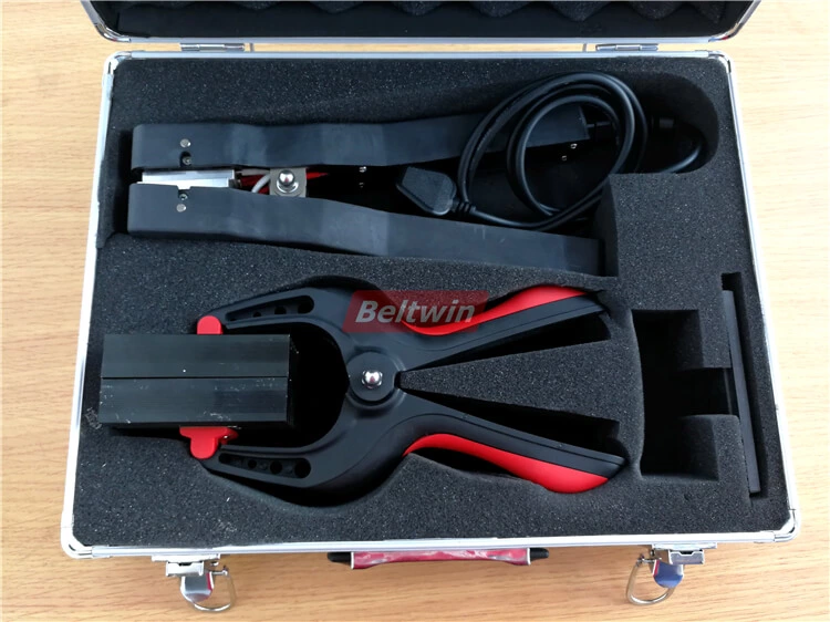 Пресс с нагревательным зажимом для тангенциальной ленты для сращивания металлов, машинной ленты, транспортной и технологической ленты