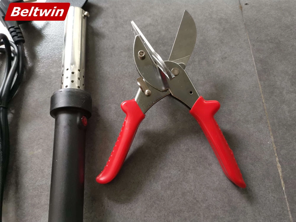 Комплект для сварки ремней из полиуретана с круглым V-образным вырезом