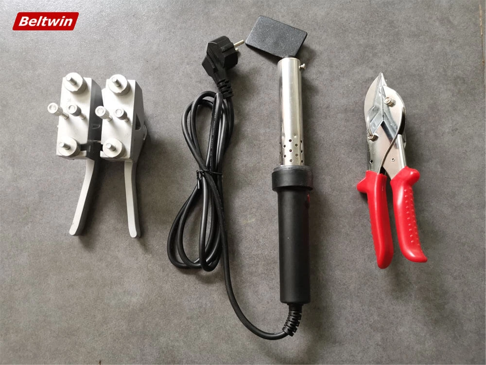 Комплект для сварки ремней из полиуретана с круглым V-образным вырезом