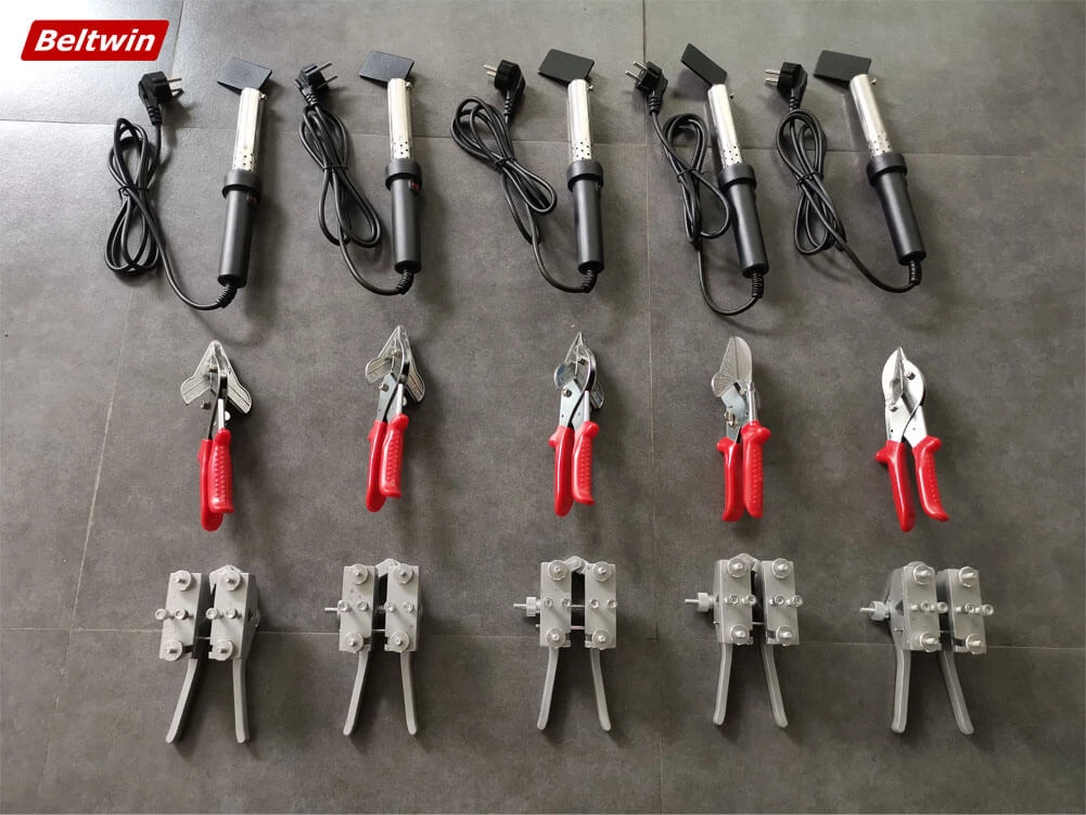 Комплект для сварки ремней из полиуретана с круглым V-образным вырезом