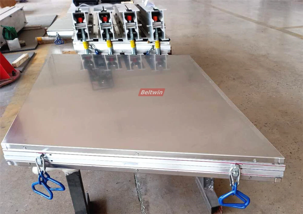 Секционный вулканизатор для ремня шириной 1200 мм, доставка в Аргентину