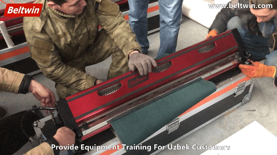 Обучение в Узбекистане для прессов с воздушным охлаждением