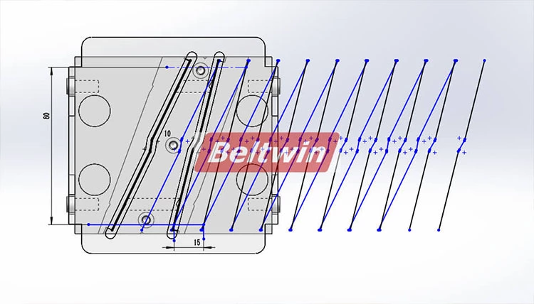 Автоматический перфоратор для пальцев из ПВХ и полиуретана TB1000-4000