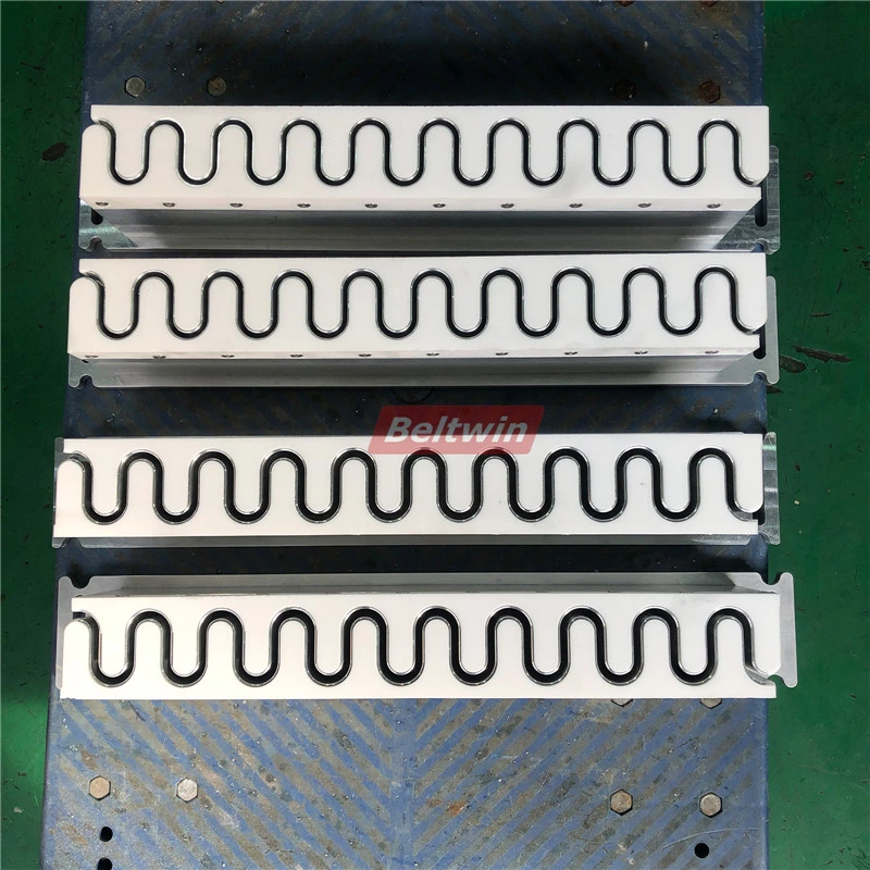 Формы направляющих, боковых стенок и профилей конвейерных лент для высокочастотной ленточной сварки