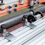 Ленточный конвейер ПВХ PU Slitter CA2000-3000, автомат для резки