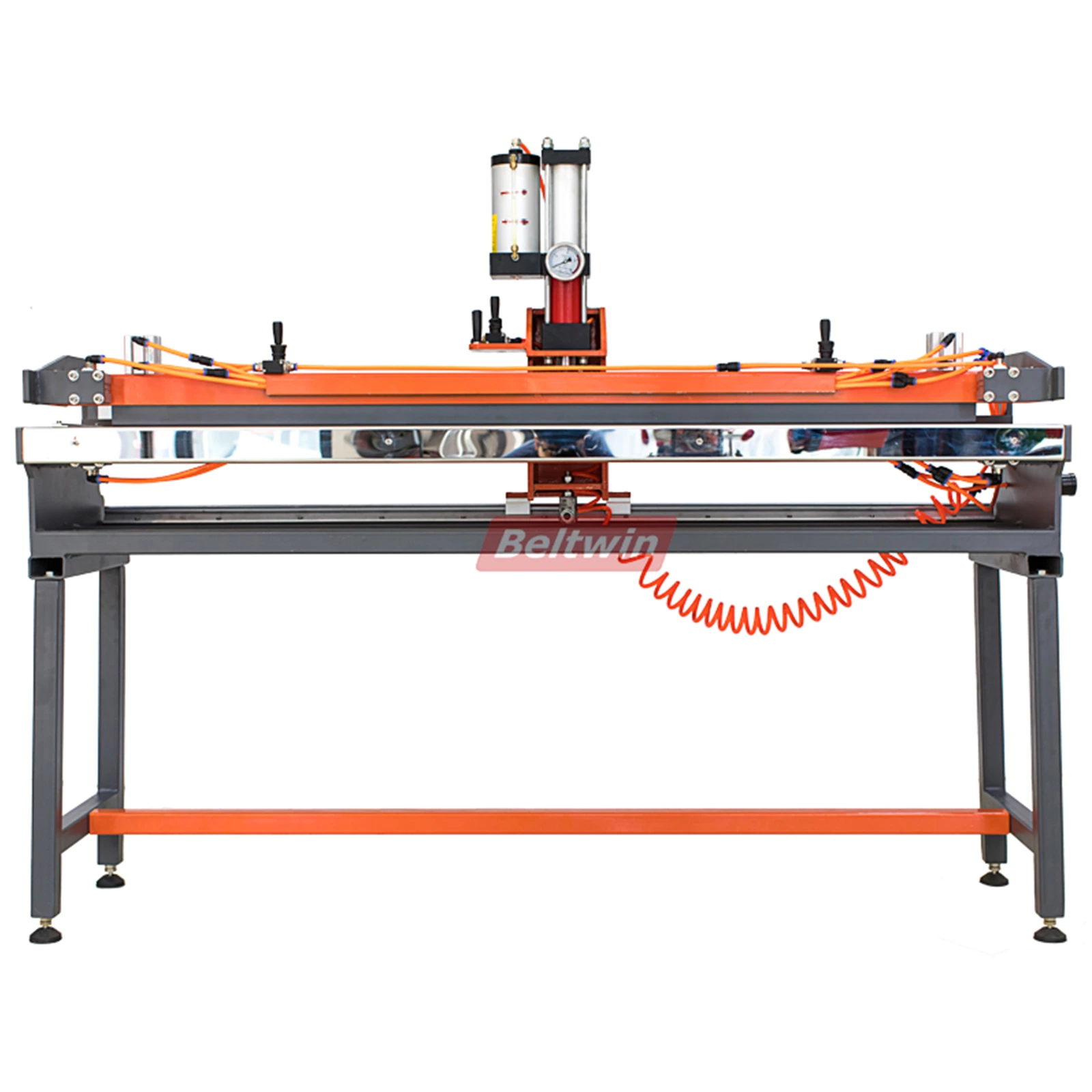 Пневматическая машина для пробивки пальцев на ремне из ПВХ и полиуретана TA1000-2100