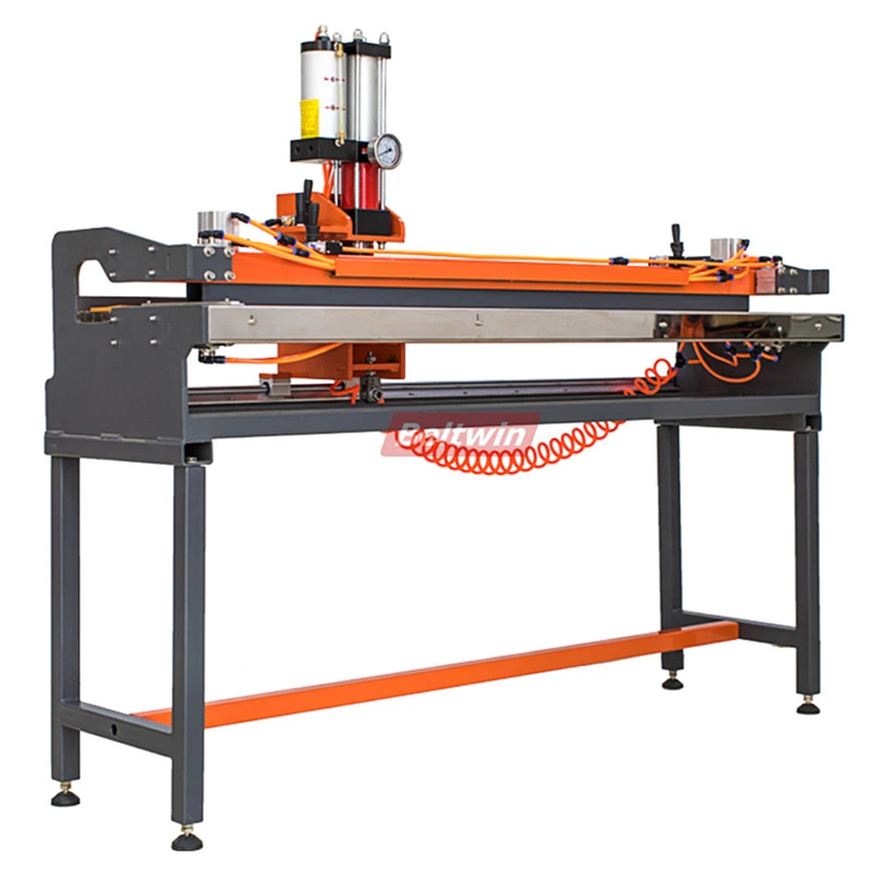 Пневматическая машина для пробивки пальцев на ремне из ПВХ и полиуретана TA1000-2100