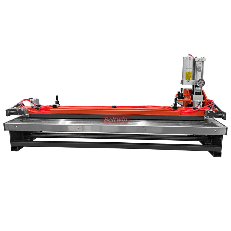 Пневматическая машина для пробивки пальцев на ремне из ПВХ и полиуретана TA1000-2100