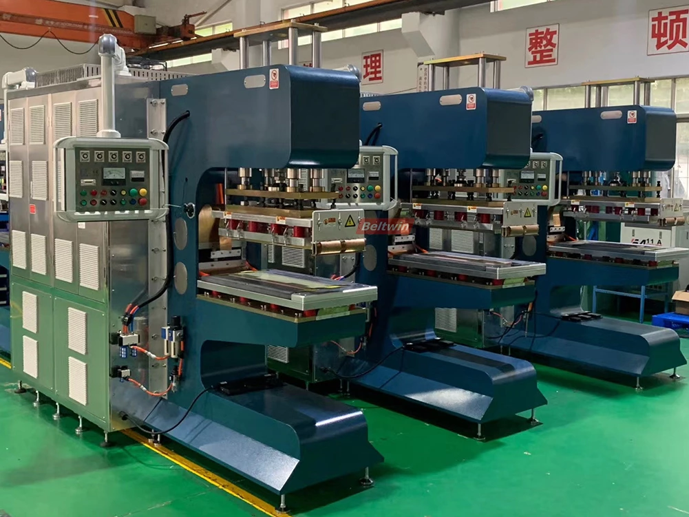 Высокочастотный сварочный аппарат мощностью 25 кВт для беговой дорожки, сращивания ремней из ПВХ и полиуретана и сварки Боковина зажима, направляющая