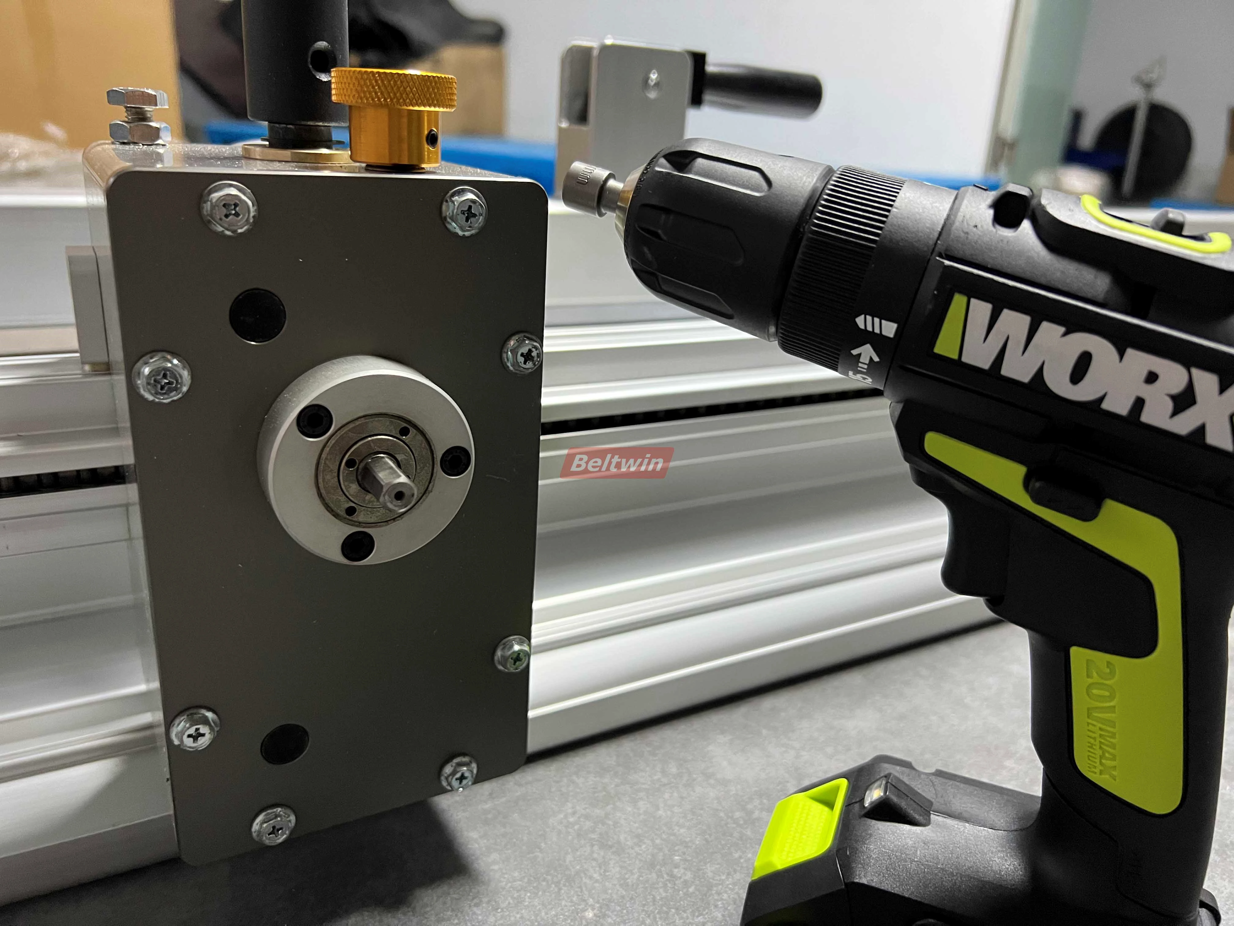 Roller Lacer с электрической дрелью KA600-1500 для механического соединения конвейерной ленты