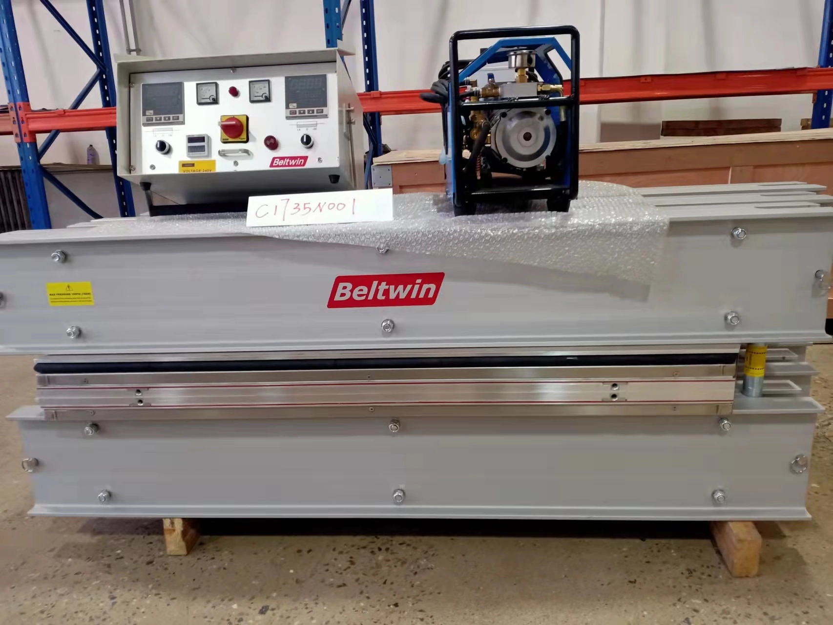 Дневник доставки (вулканизатор DSLQ-S 2756 690 мм x 1420 мм в Канаду) 2022.4.14