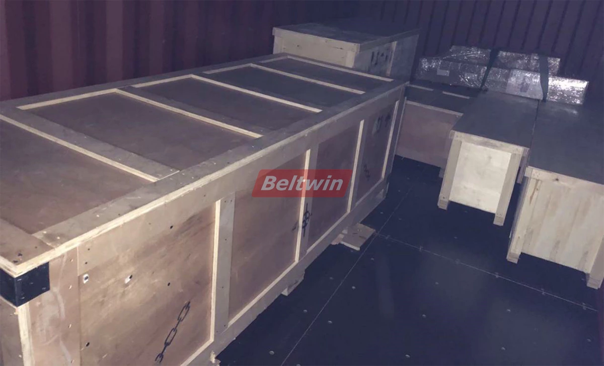 Комплексное решение для цеха конвейерных лент для клиентов из Алжира