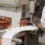 Машина для сварки полозьев на тайминг-ремнях QC100T.