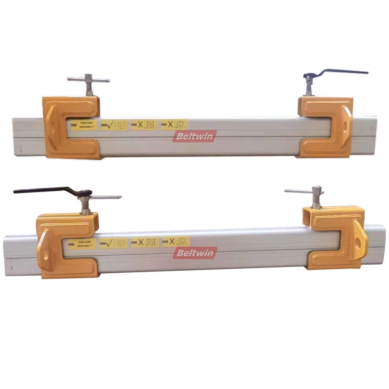 Зажимной зажим с фиксированной статической головкой для резиновой конвейерной ленты