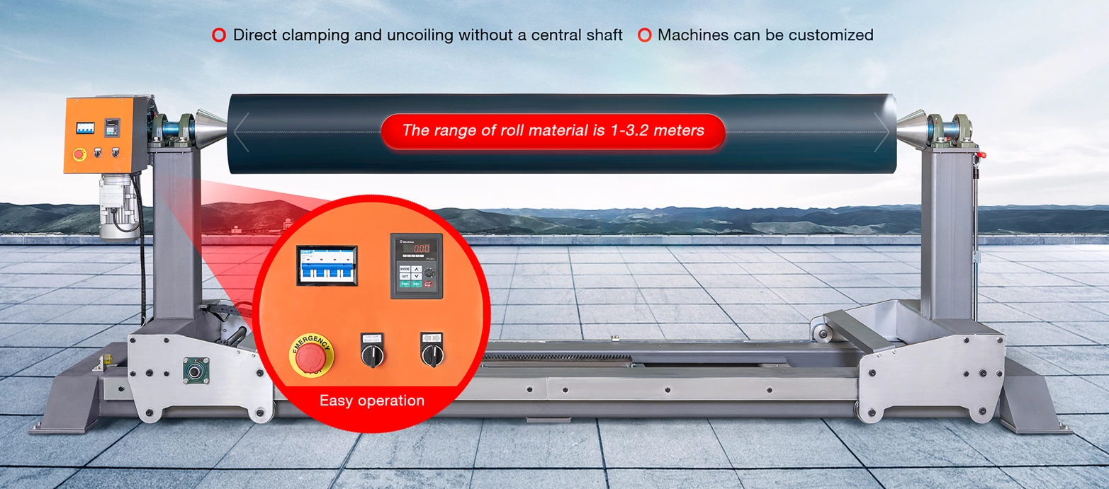 Намотчик конвейерной ленты без вала, регулируемая ширина