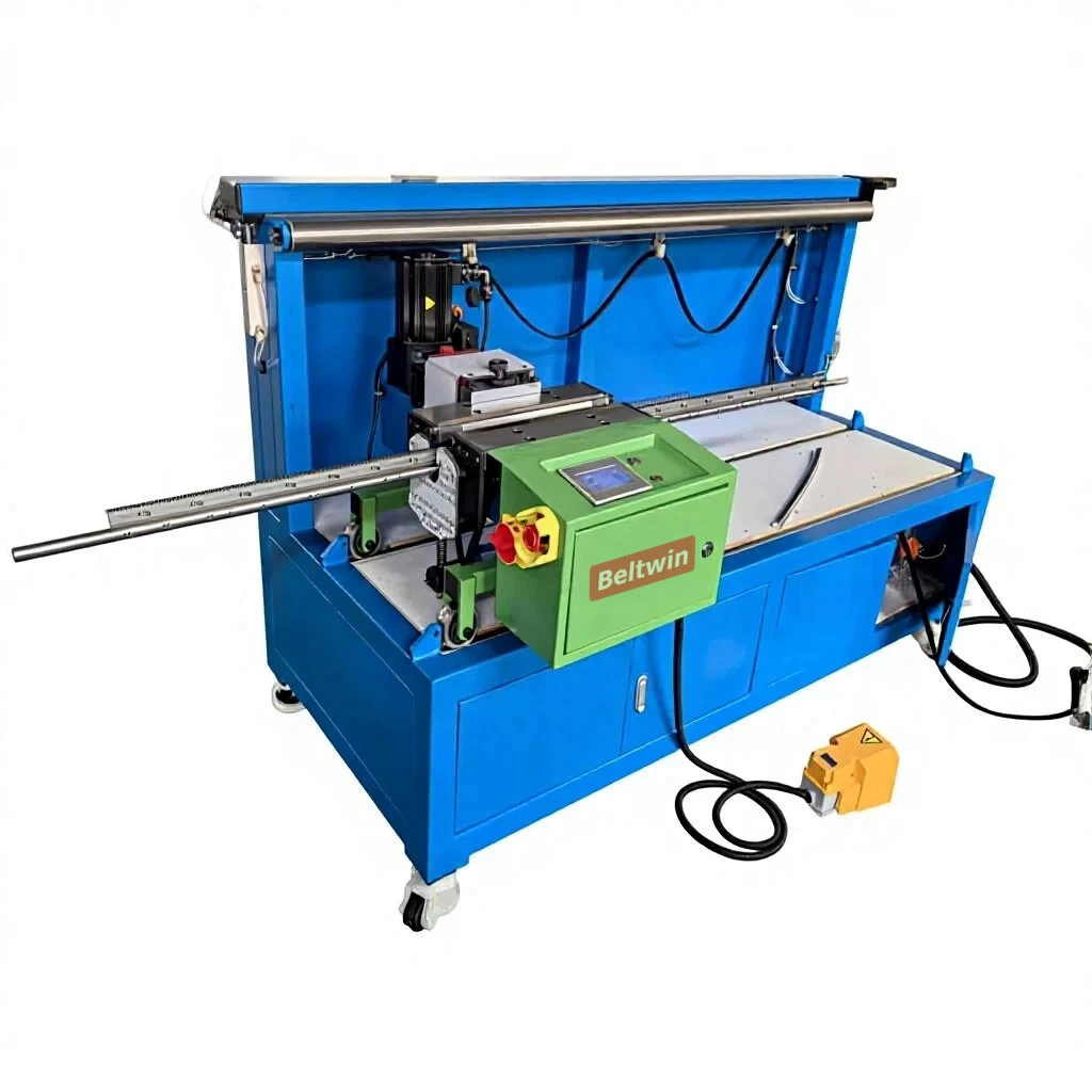 Гидравлический станок для механического соединения конвейерных лент зажимами